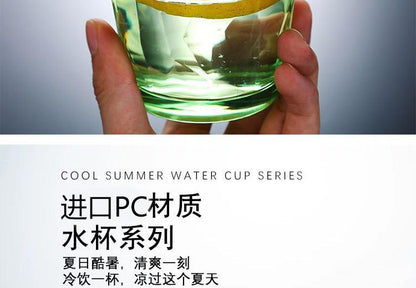 Acrylic Pc Colorful Water Cup, Juice Cup, Drink Cup, Heat-Resistant Restaurant Tea Cup, Mouthwash Cup, Plastic Beer Cup