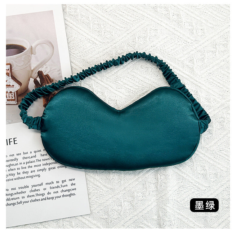 Simulated Silk Eye Mask Double-Sided Lunch Break Sleep Shading Stereo Cloud Breathable Eye Mask to Relieve Eye Fatigue and Sleep