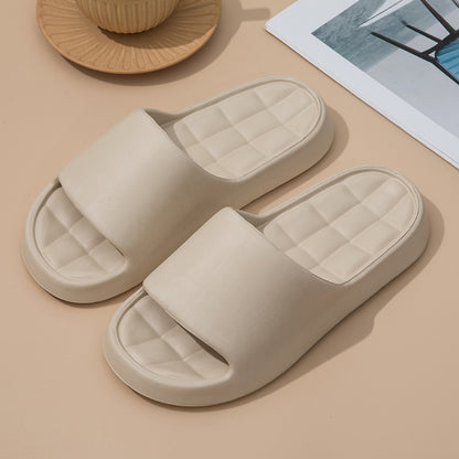 Stepping on excrement feeling sandals and slippers women's summer new home non-slip bathroom home men's eva cool tray factory wholesale cross-border