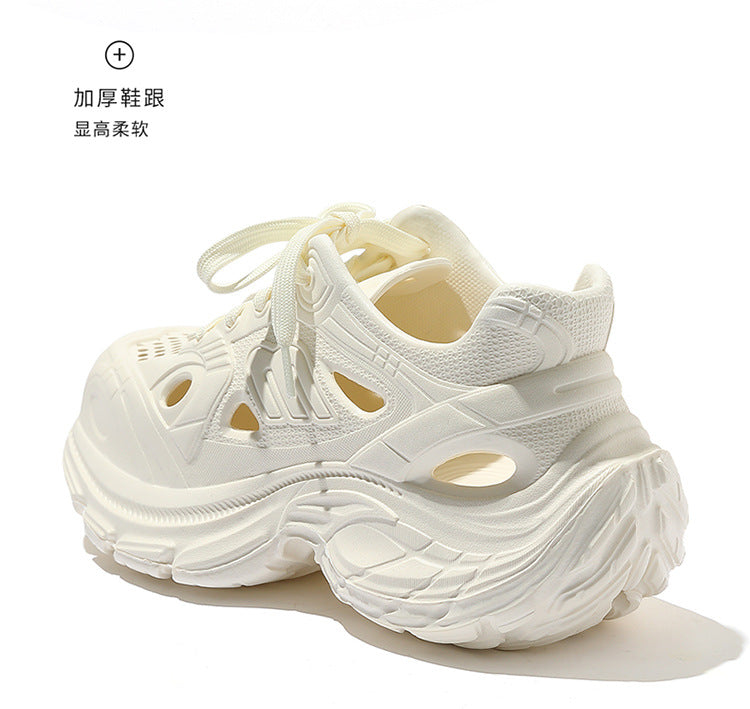 Thick-Soled Clogs for Women, Summer Sports and Leisure 2025 New Internet Celebrity Fashion Non-Slip Toe-Cap Sandals
