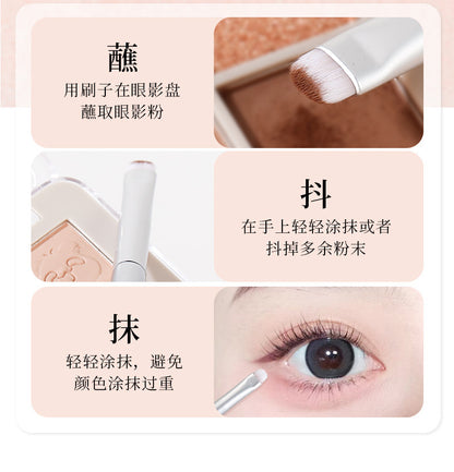 Xixi light feather eye shadow deep brush soft bristles natural blooming novice makeup artist beauty tools