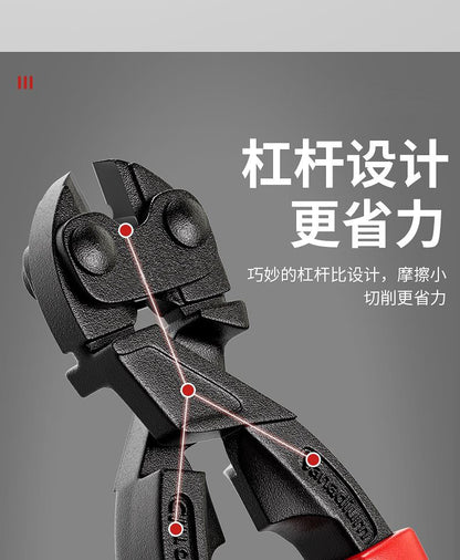 Cross-Border Hot-Selling Mini Bolt Cutters for Cutting Wires and Steel Cables, Portable Bolt Cutters, German Style