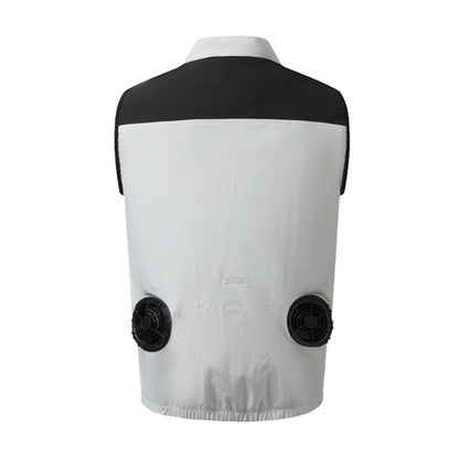 Summer Air-Conditioned Clothing Fan Clothing Sleeveless Cooling Refrigeration Sleeveless Outdoor Sports Sun Protection Vest USB Work Clothes