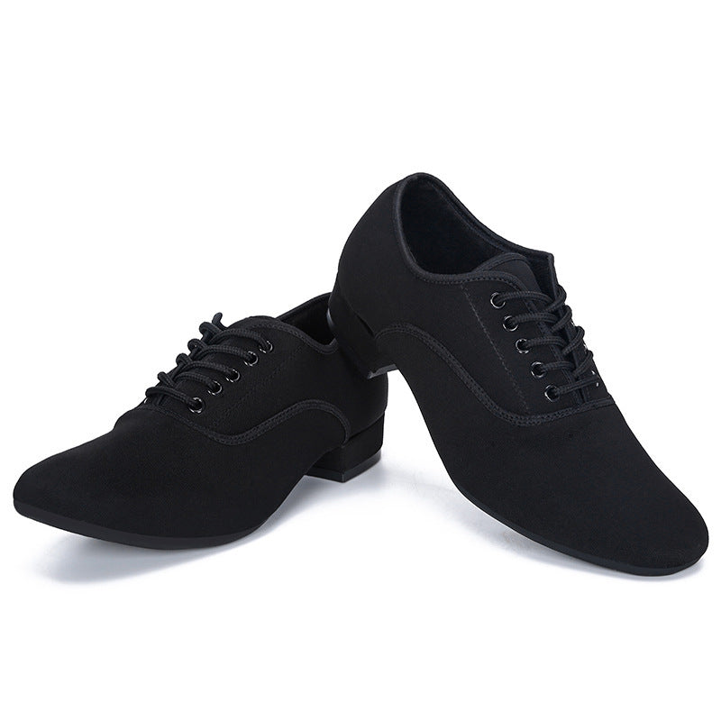 Oxford Cloth Latin Dance Shoes Men's Square Dance Shoes Adult Modern Dance Shoes Soft Bottom Social Dance Shoes Dance Shoes 2025