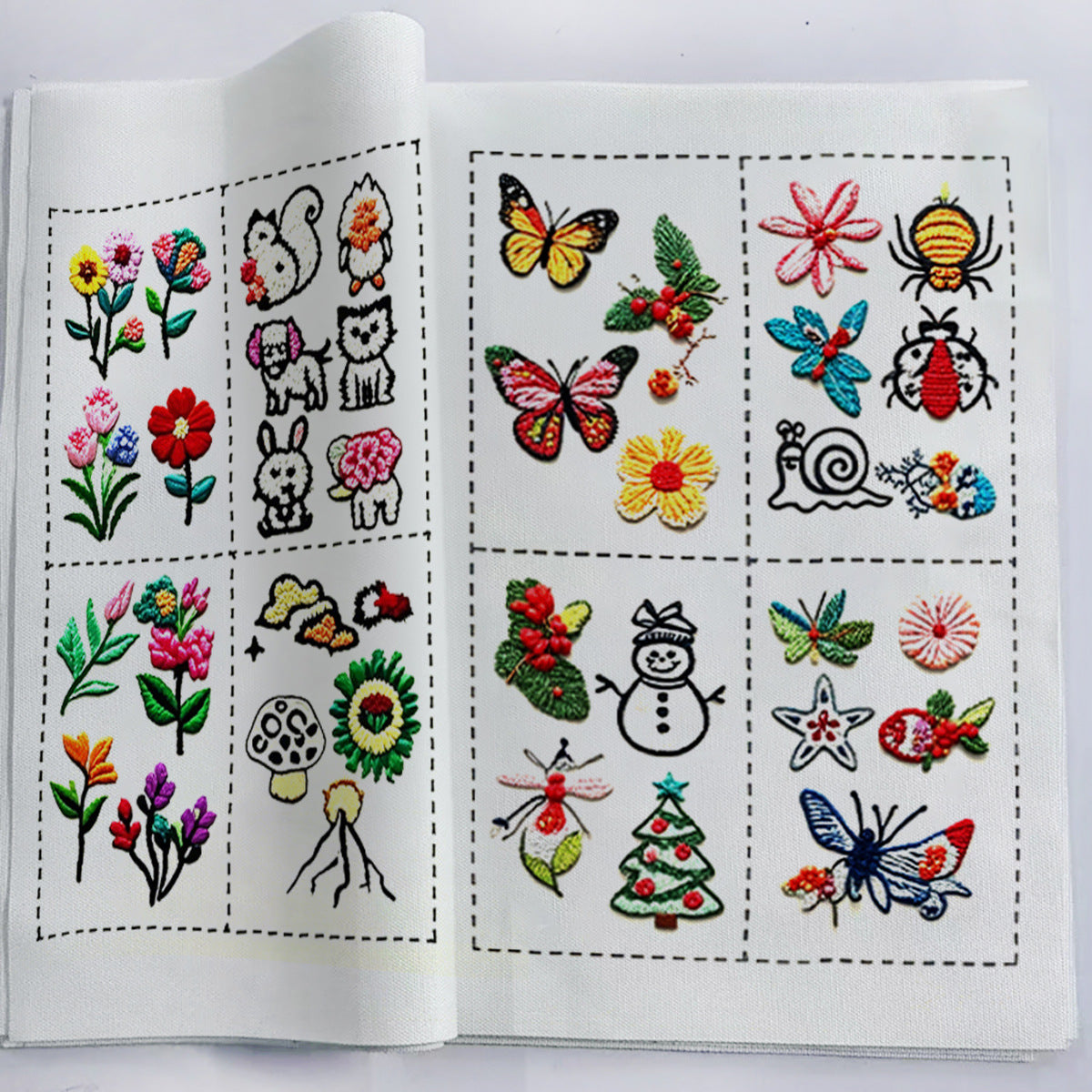 Cross-Border Popular Original Stitchbook Needlework Handmade Embroidery Needlework DIY Embroidery Book Embroidery Material Kit