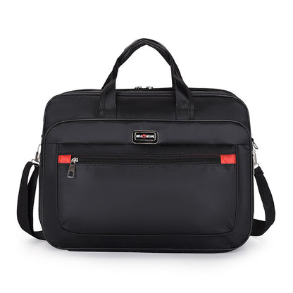Manufacturer Wholesale Men's Large-Capacity Briefcase Business Trip Laptop Bag Portable Travel Bag Wear-Resistant Business Bag