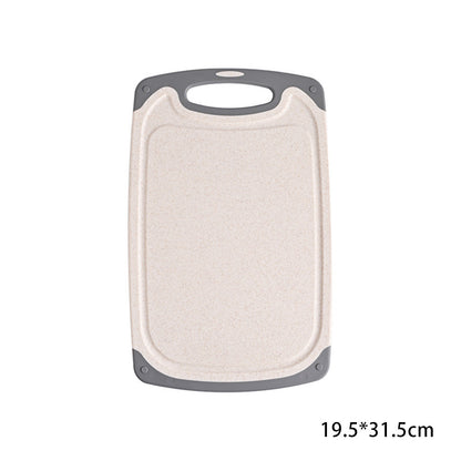 Cross-border wheat straw cutting board kitchen multifunctional double-sided cutting board cutting board chopping board 3 suit food supplement board