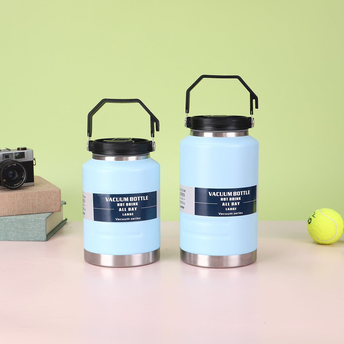 Cross-Border New 304 Stainless Steel Thermos Cup Large Capacity Ton Barrel Outdoor Portable Ice Bucket Wholesale