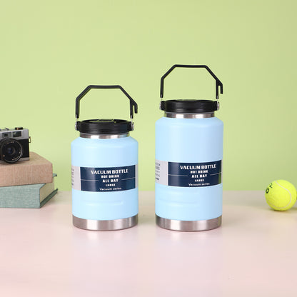 Cross-Border New 304 Stainless Steel Thermos Cup Large Capacity Ton Barrel Outdoor Portable Ice Bucket Wholesale