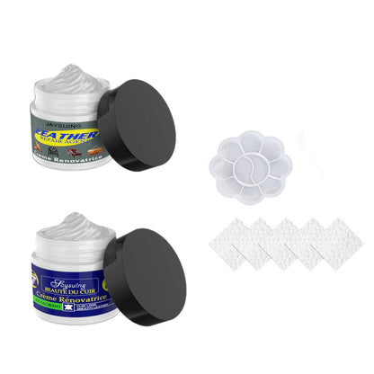 Rayhong Leather Cream for Leather Clothing Scratches and Tears, Leather Care Cream for Car Leather Seats and Sofas