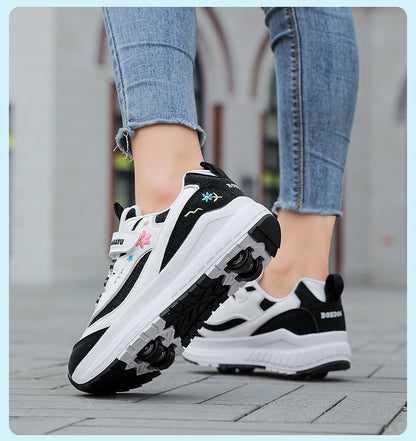 Girls' Roller Skates, Sports Shoes, New Kidsren's Walking Shoes, Medium and Large Kidsren's Dad's Shoes, Girls' Roller Skates, Running Shoes