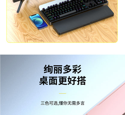 Mechanical Keyboard Hand-held Mouse Wrist Pad Desktop Palm-held Storage Box Female Office Typing Wrist Pad 87 Key Code Word