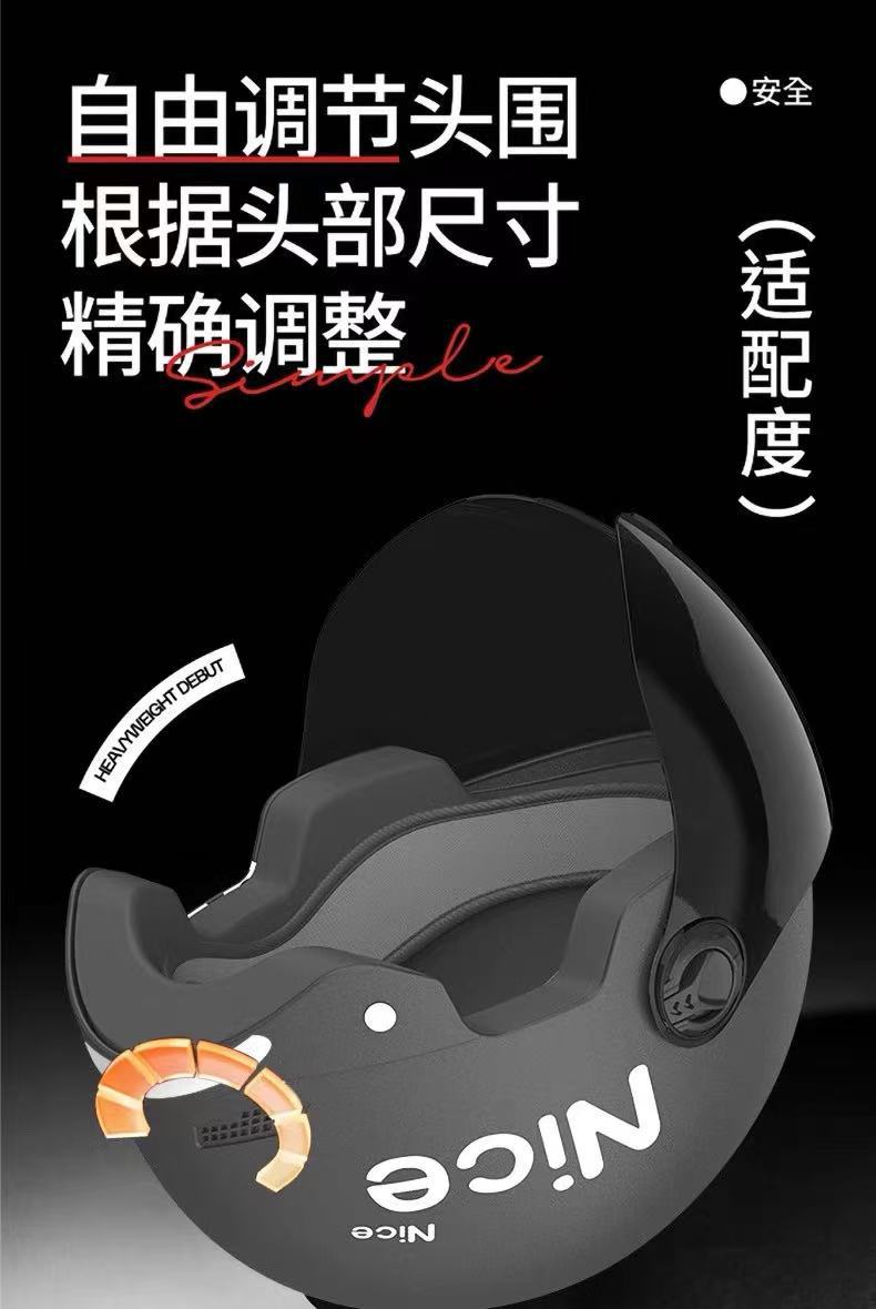 New National Standard 3C Certified Electric Vehicle Helmet for Men and Women, Summer Sun Protection Motorcycle Safety Helmet, Lightweight Half Helmet, Now Available from the Manufacturer