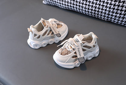 Children's Light-Up Shoes 2026 Spring and Autumn New Model for Boys and Girls Led Glowing Shoes for Young Children Fashionable Soft-Soled Sneakers