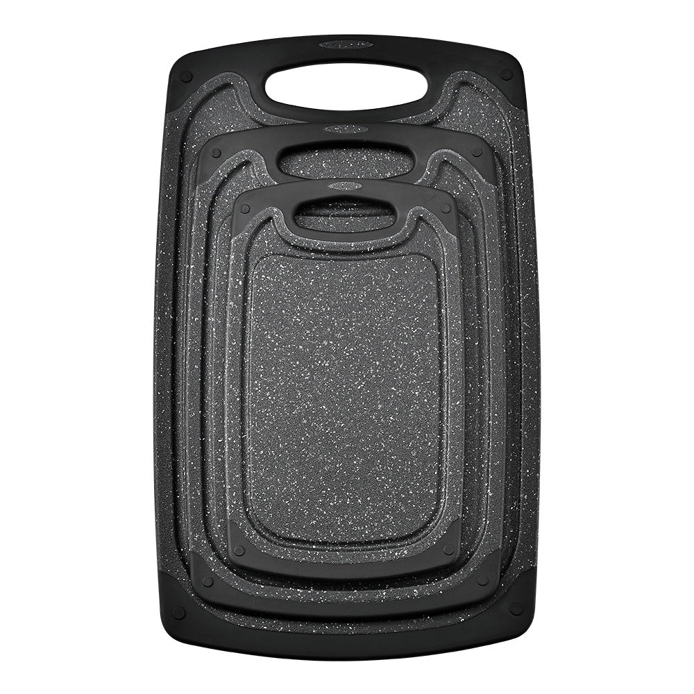 Cross-border wheat straw cutting board kitchen multifunctional double-sided cutting board cutting board chopping board 3 suit food supplement board