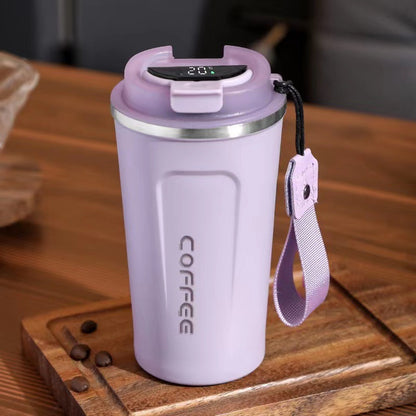 Overlord Tea Ji Tongyi Thermos Cup 316 Stainless Steel Lily-in-the-valley Coffee Cup Portable Car Double Drinking Gift Water Cup