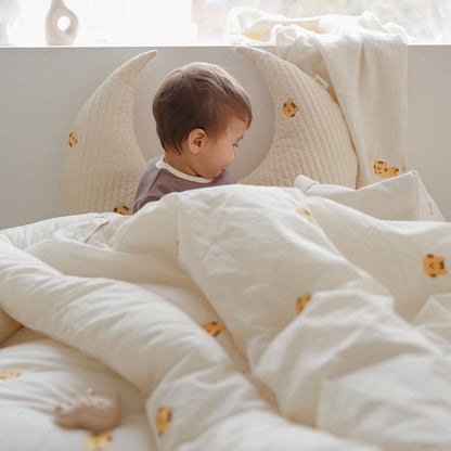 South Korea ins moon baby soothing pillow baby sleeping pillow side sleeping pillow safety artifact anti-startling