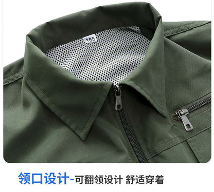 25 New Air-conditioning Clothes with Fan Outdoor Work Air-conditioning Shirt Factory Direct Cross-border Wholesale Exclusive
