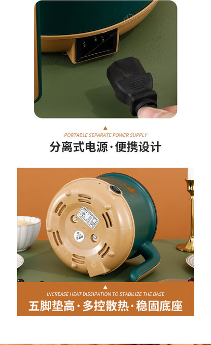 Multifunctional Small Electric Pot Electric Hot Pot Household Student Hot Pot Multi-Function Electric Cooking Pot Small Mini Electric Hot Pot Small Pot