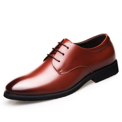 [100% cowhide] 2023 new autumn genuine leather shoes men's non-slip breathable business work shoes dad shoes