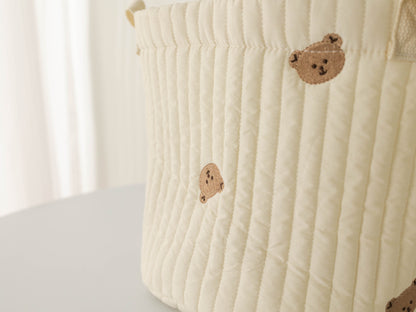 Ins Storage Basket Baby Diaper Clothes Toy Fixing Bag Bedding Storage Multi-use Storage Bag