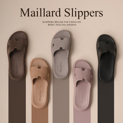 Ins Style Women's 2025 New Popular Slippers Home Internet Celebrity Ladies Sandals Home Indoor Non-Slip Slippers