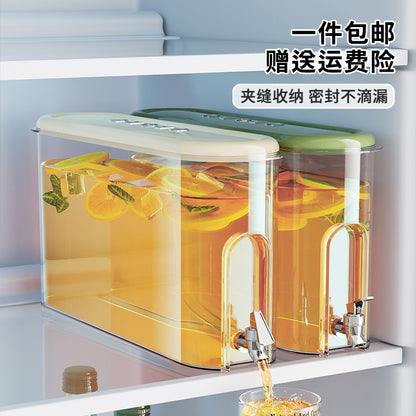 Refrigerator Cold Kettle with Faucet Household Advanced Sense Large Capacity Sealed Gap Food Grade Plastic Juice Cold Kettle