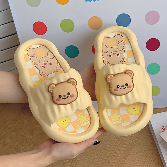 Women's spring and summer new thick-soled sandals and slippers for wearing cartoon PVC non-slip casual soft-soled sandals and slippers wholesale by PDG ibma