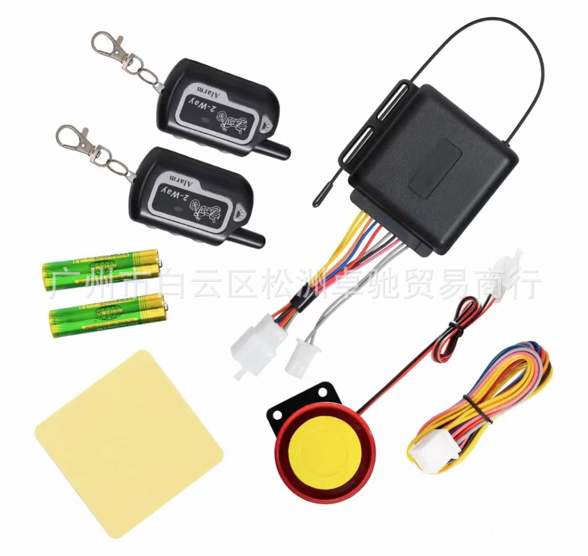 Manufacturer Wholesale Motorcycle Two-Way Anti-Theft Device Remote Control Alarm Vibration Reminder Safety Anti-Theft Rainproof Sunproof Machine