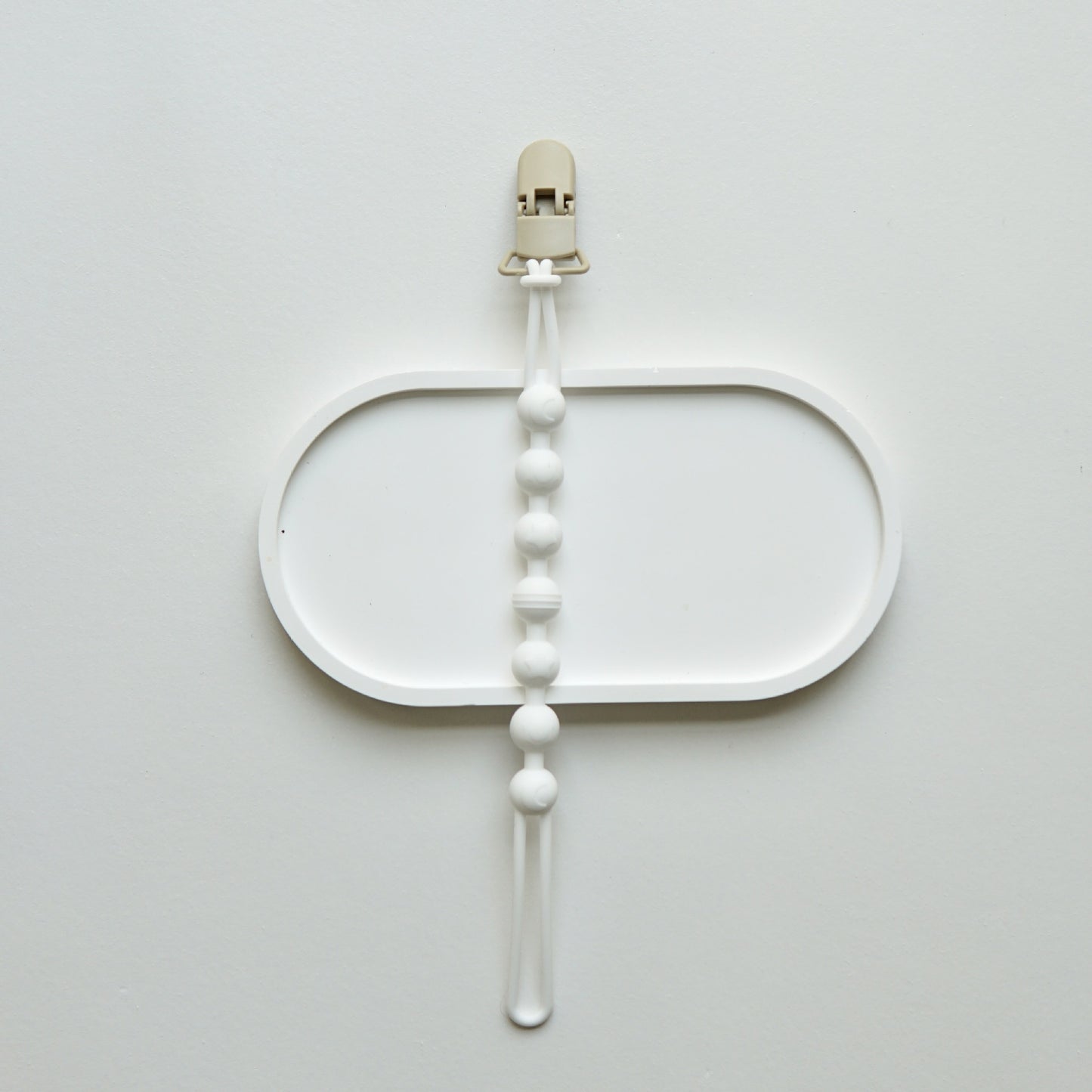 Ins Nordic Style New Plastic Clip Silicone Chain Baby Toy Grinding Stick Tooth Gum Silicone Chain Nipple Anti-losing Rope