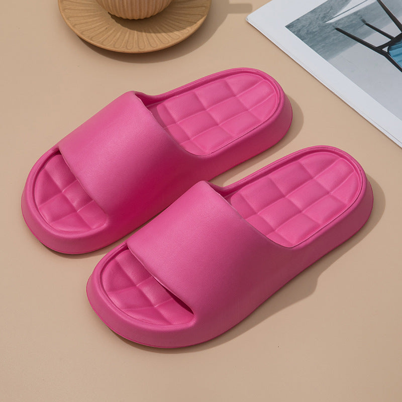 Stepping on excrement feeling sandals and slippers women's summer new home non-slip bathroom home men's eva cool tray factory wholesale cross-border