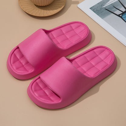Stepping on excrement feeling sandals and slippers women's summer new home non-slip bathroom home men's eva cool tray factory wholesale cross-border