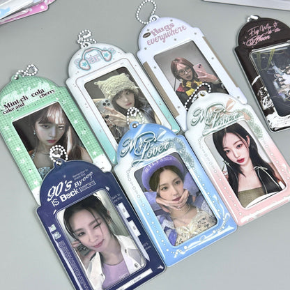 Supply Original Card Sleeve Small Card PVC Earth Flavor Star-chasing Aidou Campus Card Storage Card Bag Display Pendant Protective Cover