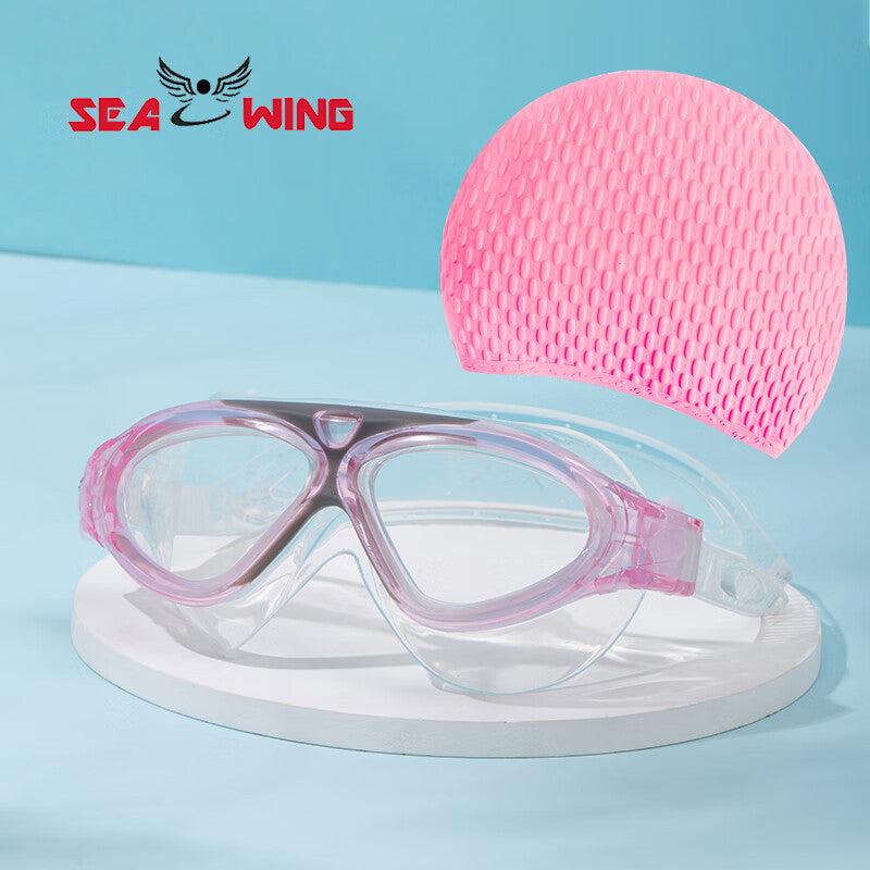Large-Frame Swimming Goggles Liquid Silicone New Waterproof Diving Outdoor Sports Equipment Glasses Diving Goggles Wholesale
