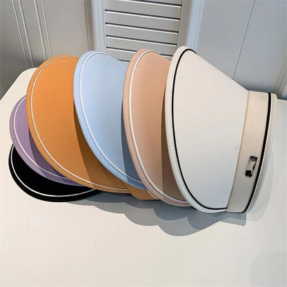 Upf50+ Large Brim Sun Hat for Women, Uv Protection, Open-Top Hat, Cycling Face-Covering Sun Hat, Breathable Ice Silk