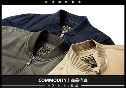 American Retro New Baseball Uniform Jacket Men's Autumn and Winter Bomber Jacket Men's Casual Workwear Top Men's Style