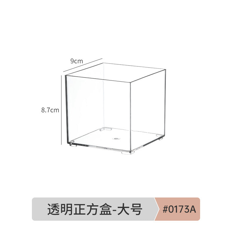 Enlarge 40cm Long Transparent Box Narrow Long Square Storage Box 15cm Wide Water-tight Drawer Finishing
