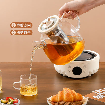 Factory Direct Supply Glass Health Pot Home Multifunctional Office Fully Automatic Mini Tea Maker Gift Boiling Water