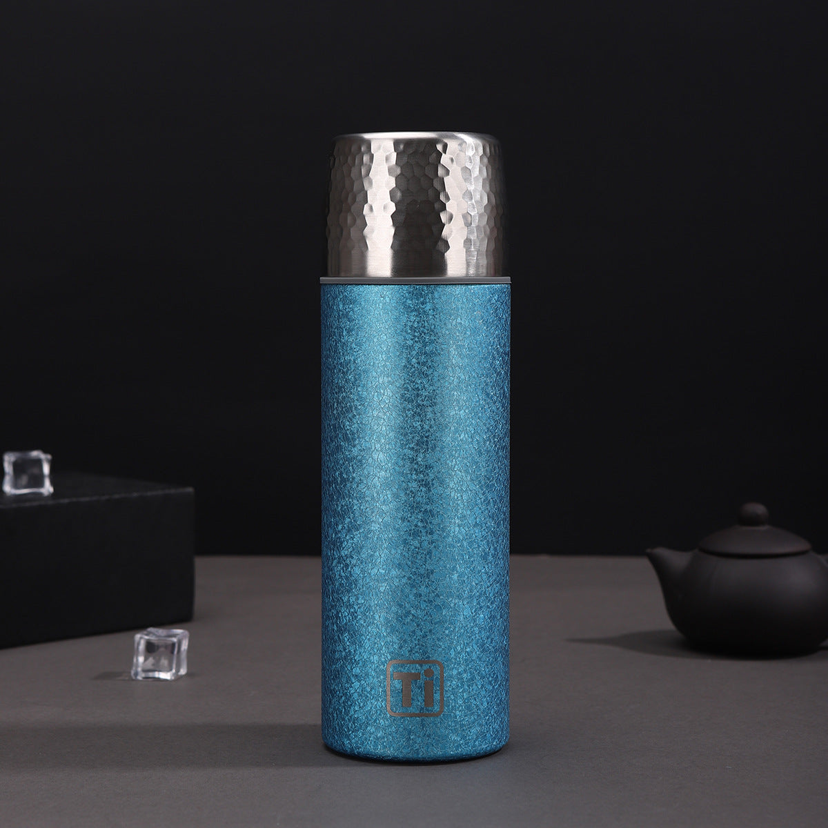New High-Looking Pure Titanium Insulated Titanium Cup, Light Luxury and High-End Business Gift Water Cup, High-End Household Tea Cup