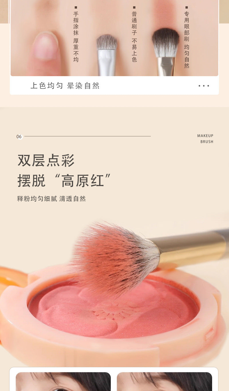 Source Manufacturer Makeup Brush Cangzhou 15 Pieces Gilt Eye Brush Blade Eyebrow Brush