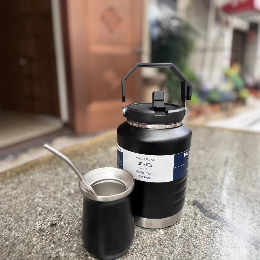 Large Capacity Outdoor Insulated Thermos Cup with 304 Stainless Steel Liner for Fitness, Suitable for South America, Europe, and America