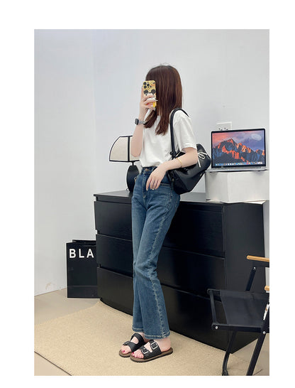 Cross-Border Slippers for Women Summer Flat-Soled Double-Strap Double-Buckle Slippers Southeast Asia New Foreign Trade Fashion Outer Wear Beach Sandals
