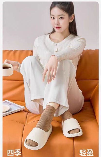 Men's Air-Cushion Sandals, Slippers, Non-Slip Slippers for Bathing, Couple Indoor Home Slippers, Women's Bathroom Slippers, Cross-Border Summer Home Use