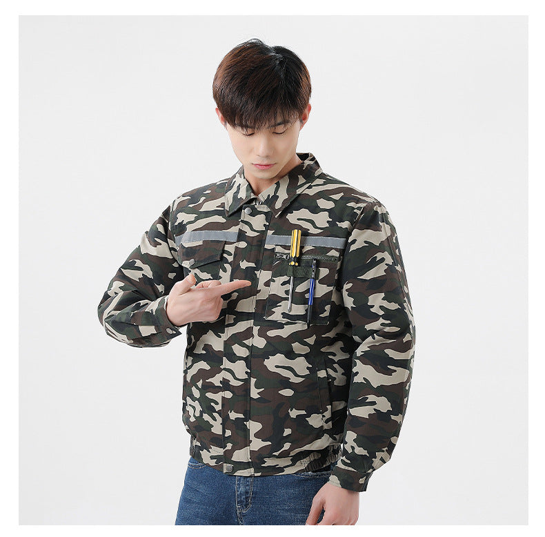 Summer Air Conditioning Clothing Clothes with Three Fans Heatstroke Prevention and Cooling Work Clothing for Men's Construction Site Heatstroke Prevention and Refrigeration Labor Protection Clothing