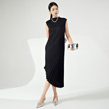 Miyake Hot Selling Dress Commuting Women's Summer Design Niche Drape Temperament Fashionable Elegant Tassel Midi Skirt