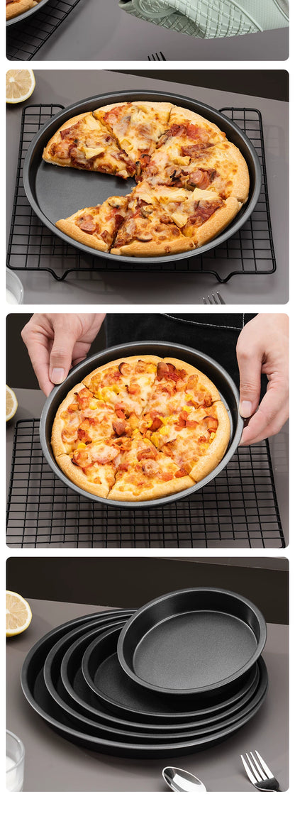 British Pizza Pan Baking Pan Oven Pizza Base Tray 6 Six 7 Seven 8 Eight 9 Nine 10 Inch 12 Special Tray Mold