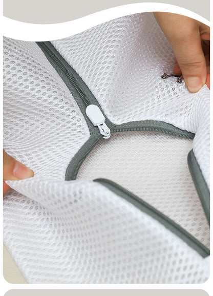 Sandwich Embroidery Laundry Bag Double-Layer Thickened Bra Protective Wash Bag Set Large Mesh Bag for Washing Machine