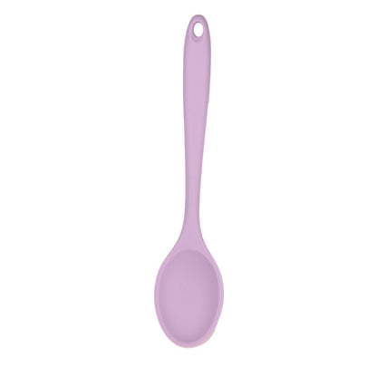 Food Grade Silicone Spoon, Kidsren's Safety Table Spoon, High Temperature Resistant Non-Stick Pan, Student Spoon, Baby Food Supplement Mixing Spoon