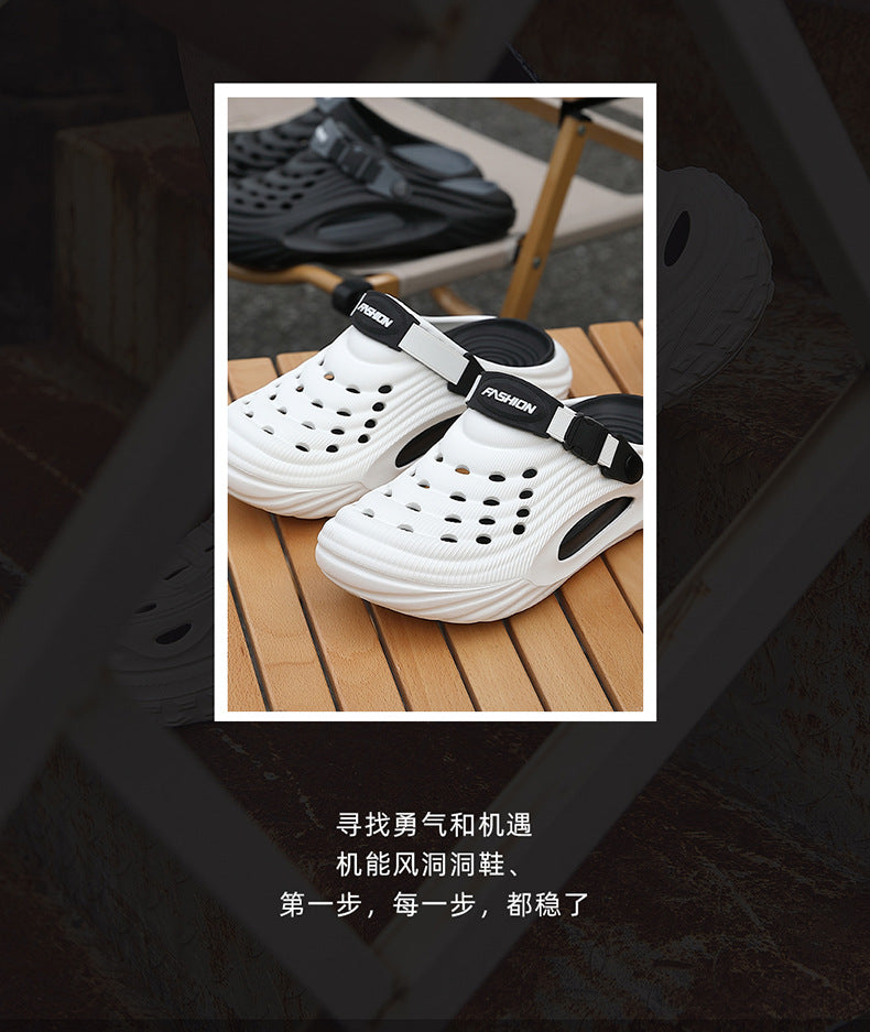 Trendy Men's Clogs Summer 2025 New Non-Slip Beach Surgical Operating Room Driving Outdoor Sandals Men's
