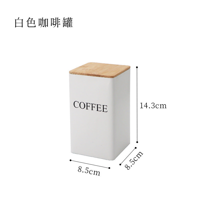 TEA,COFFEE,SUGAR Combination suit Tea Tea Coffee Candy Tinplate Box Jar Tea Bag Capsule Storage
